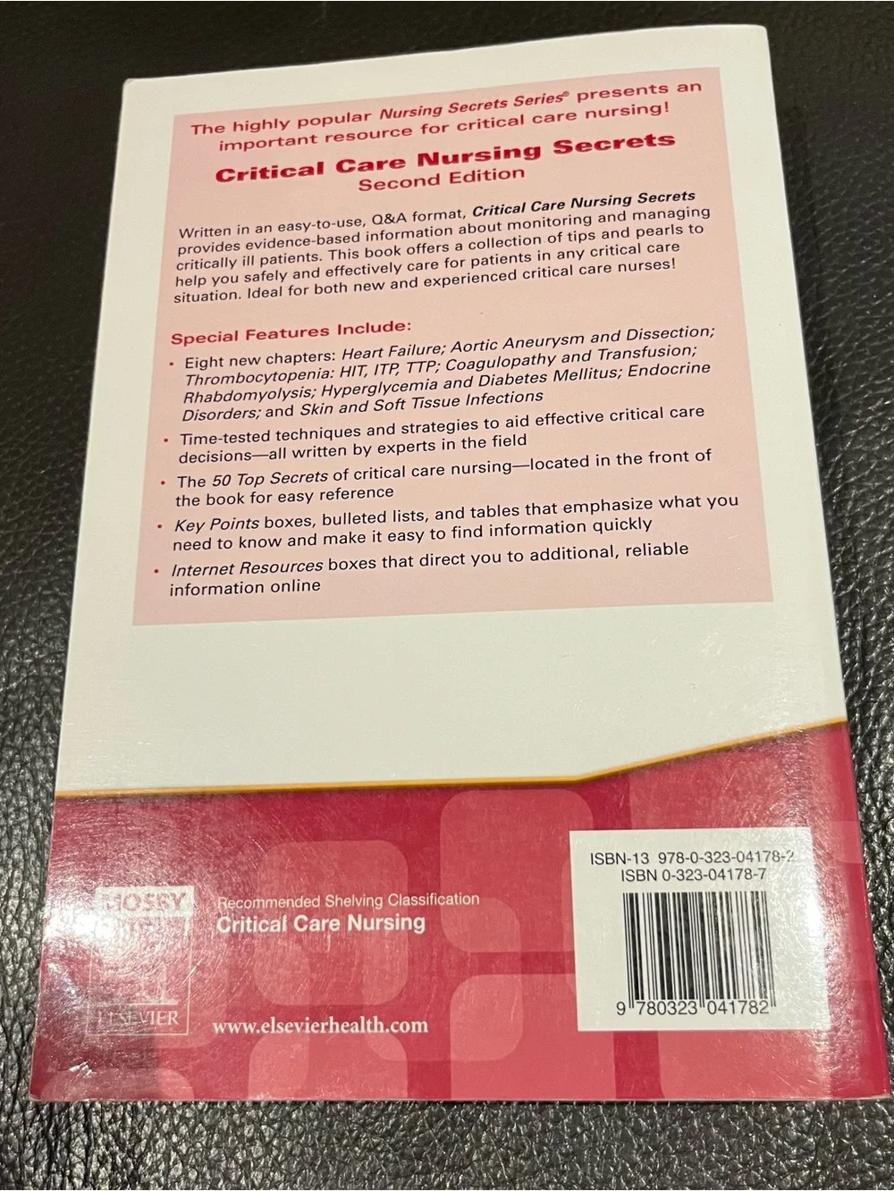Critical Care Nursing SECRETS Book 2nd edition Hildy Schnell Kathleen Puntillo